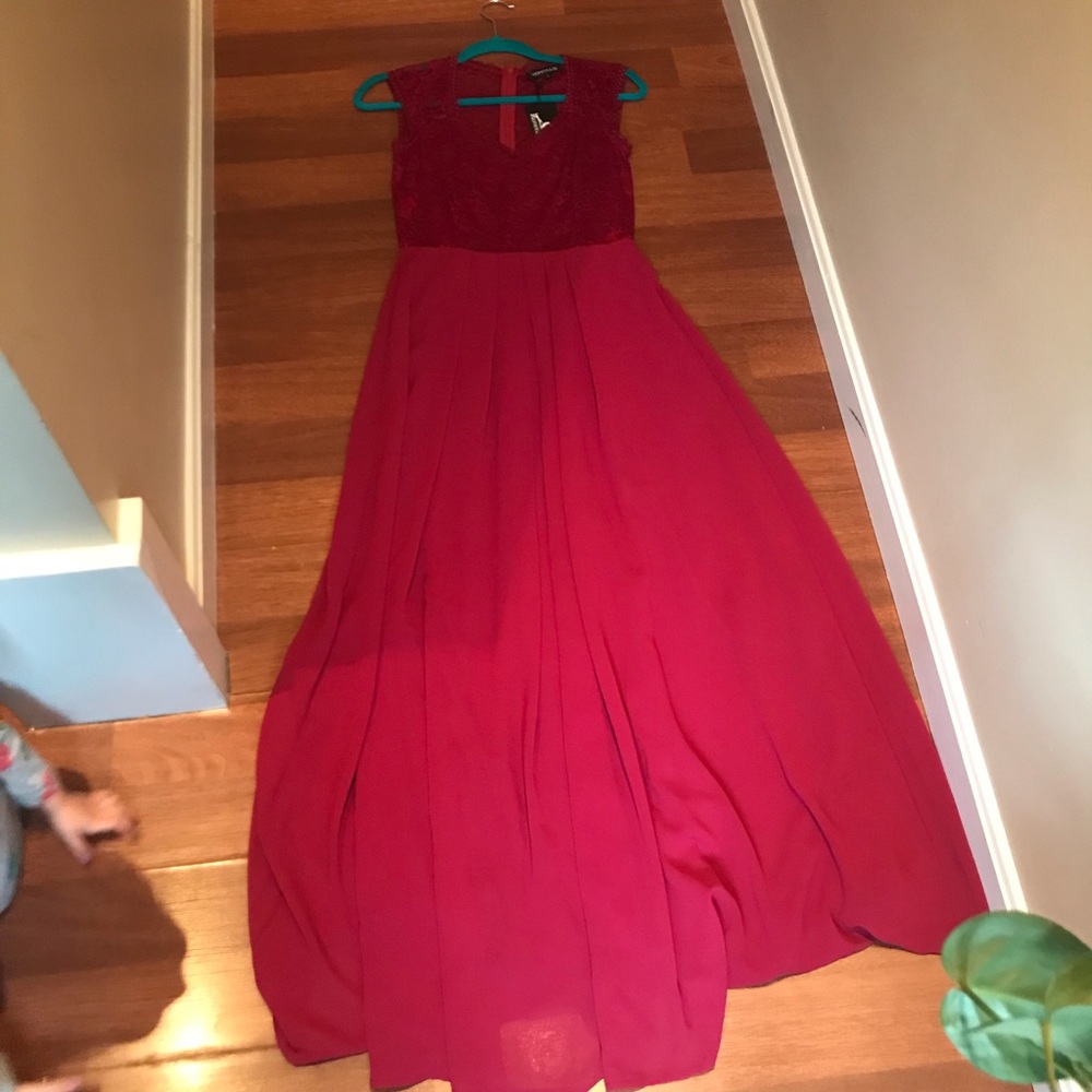 Maroon Rephyllis Dress